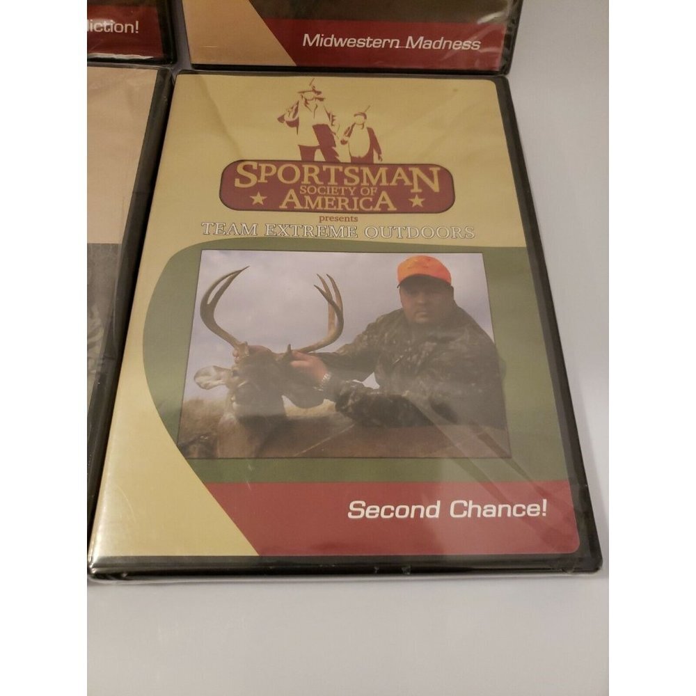 (Lot of 4) SPORTSMAN SOCIETY OF AMERICA‎ Team Extreme Outdoors Hunting DVDs - Picture 5 of 6